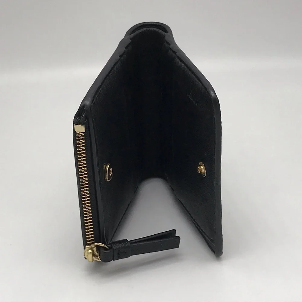 EUC TORY BURCH ROBINSON BLACK WALLET - Picture 8 of 16